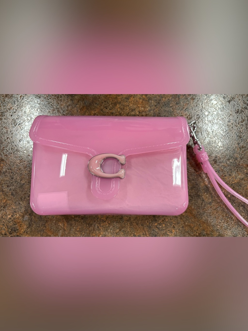 Coach Pink Jelly Tabby Crossbody Bag